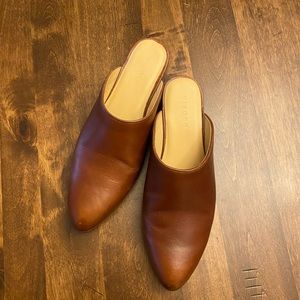 Nisolo Mariella Leather Mules Shoes Size 8